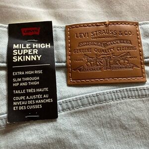 Levi's Mile High Super Skinny Jeans 31x32